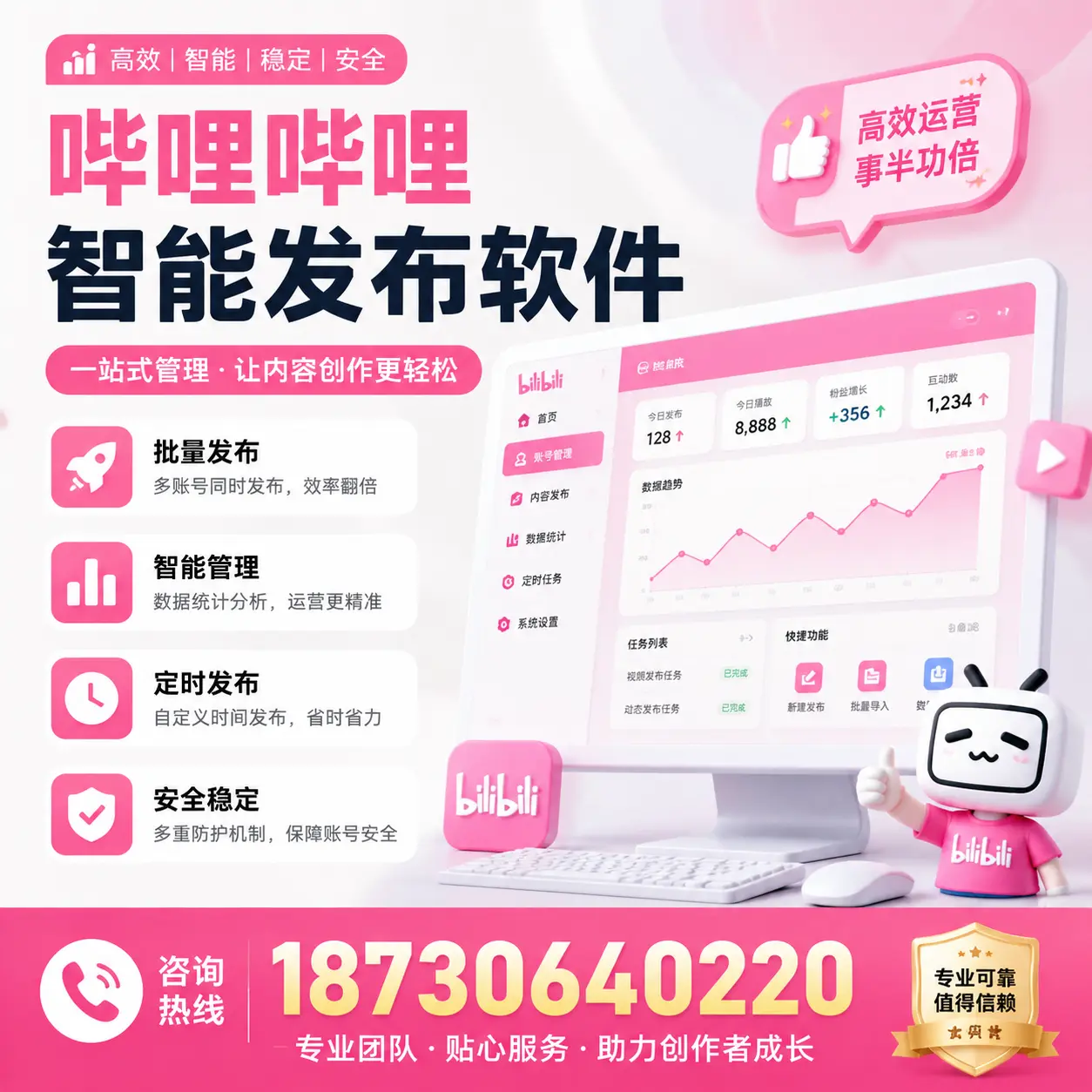 如何评估哔哩哔哩智能发布软件的ROI?泰安 企业必读